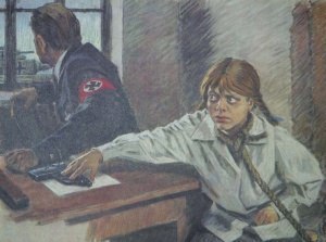 Подвиг Зины Портновой. 13.01.1944 г. была казнена, на допросе она застрелила следователя и еще 2 гитлеровцев