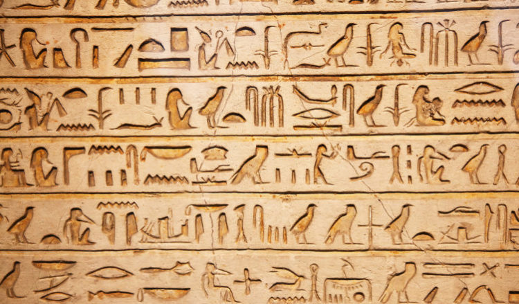 Египетские иероглифы. Происхождение